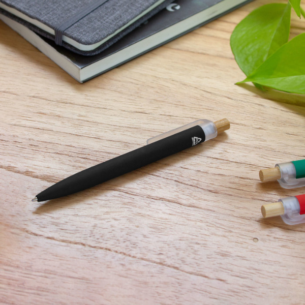 Bolígrafo aluminio reciclado y bambú "BALU" - Image 4