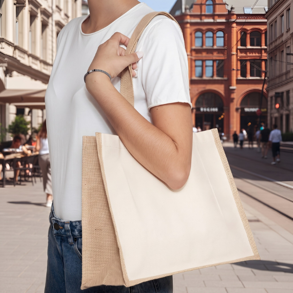 Bolsa de algodón y yute "YARI" - Image 3