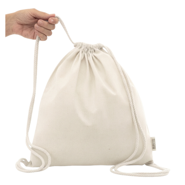 Bolsa mochila de algodón "CHILL" - Image 3